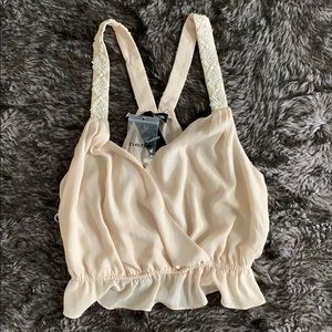 Embellished Strap Crop